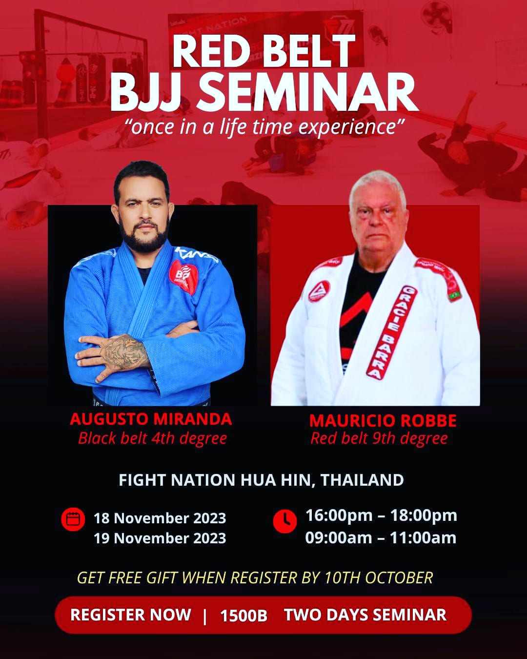 Red Belt BJJ Seminar